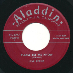 Five Pearls Please Let Me Know / Real Humdinger Vinyl 7" USED