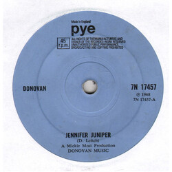 Donovan Jennifer Juniper USED VINYL 7INCH 45 RPM SINGLE