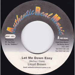 Frankie Paul / Lloyd Brown Rise / Let Me Down Easy Vinyl 7" USED