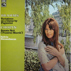 Sylvia Kersenbaum / Johannes Brahms / Frédéric Chopin Variations On A Theme By Paganini, Sonata No.2 ('Funeral March') Vinyl LP USED
