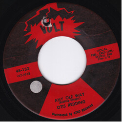 Otis Redding Satisfaction / Any Ole Way Vinyl 7" USED