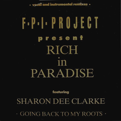 FPI Project / Sharon Dee Clarke Rich In Paradise "Going Back To My Roots" (Vocal And Instrumental Remixes) Vinyl 12" USED