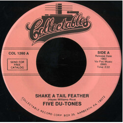 The Five Du-Tones Shake A Tail Feather Vinyl 7" USED