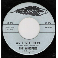 The Whispers As I Sit Here Vinyl 7" USED