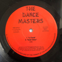 Chic / Sister Sledge The Dance Masters Vinyl 12" USED
