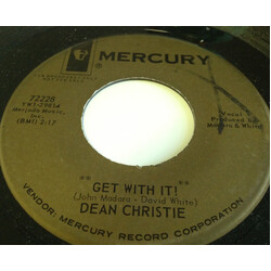 Dean Christie Get With It! Vinyl 7" USED