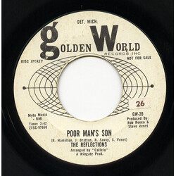 The Reflections (2) Poor Man's Son Vinyl 7" USED