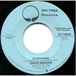 David Geddes Stephanie Vinyl 7" USED