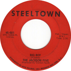 The Jackson 5 Big Boy Vinyl 7" USED