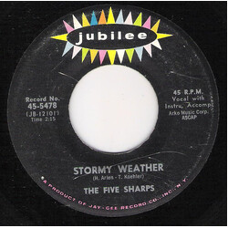 The Five Sharps Stormy Weather / Mammy Jammy Vinyl 7" USED