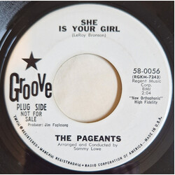 The Pageants She is Your Girl Vinyl 7" USED