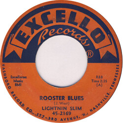 Lightning Slim Rooster Blues / "G I" Slim Vinyl 7" USED