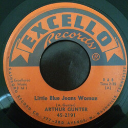 Arthur Gunter Little Blue Jeans Woman / Mind Your Own Business Babe Vinyl 7" USED
