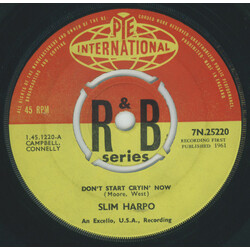 Slim Harpo Don't Start Cryin' Now Vinyl 7" USED