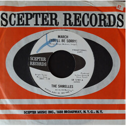 The Shirelles March (You'll Be Sorry) / Everybody's Goin' Mad Vinyl 7" USED