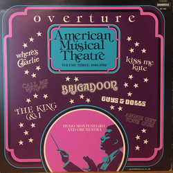 Hugo Montenegro And His Orchestra Overture / American Musical Theatre Volume Three: 1946 - 1952 Vinyl LP USED