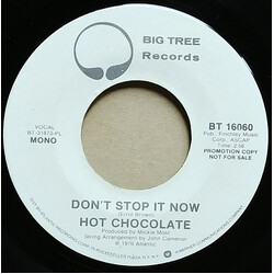Hot Chocolate Don't Stop It Now Vinyl 7" USED