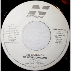 Del Shannon To Love Someone Vinyl 7" USED