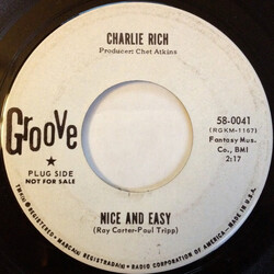 Charlie Rich Nice And Easy / Turn Around And Face Me Vinyl 7" USED