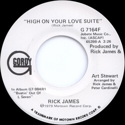 Rick James High On Your Love Suite Vinyl 7" USED