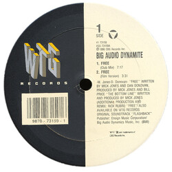Big Audio Dynamite Free Vinyl 12" USED