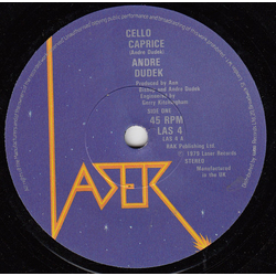 Andre Dudek Cello Caprice Vinyl 7" USED