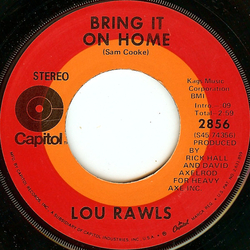 Lou Rawls Bring It On Home Vinyl 7" USED