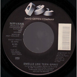Nirvana Smells Like Teen Spirit Vinyl 7" USED
