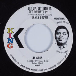 James Brown Get Up, Get Into It, Get Involved Vinyl 7" USED