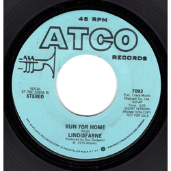 Lindisfarne Run For Home Vinyl 7" USED