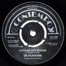 Ultrafunk Gotham City Boogie / Indigo Country Vinyl 7" USED