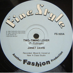 Janet Lee Davis / Shacko Lee Two-Timing Lover / Call Me Angel Vinyl 12" USED