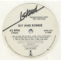 Sly & Robbie Get To This, Get To That Vinyl 12" USED