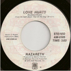 Nazareth (2) Love Hurts Vinyl 7" USED