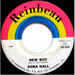 Dora Hall New Boy / Let Me Tell You Baby USED VINYL 7INCH SINGLE 45 RPM
