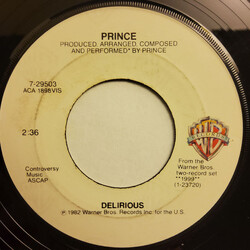 Prince Delirious Vinyl 7" USED