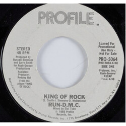Run-DMC King Of Rock Vinyl 7" USED