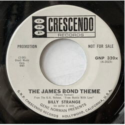 Billy Strange The James Bond Theme Vinyl 7" USED