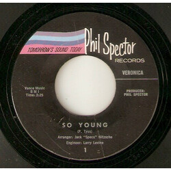 Veronica Bennett So Young / Larry L. Vinyl 7" USED