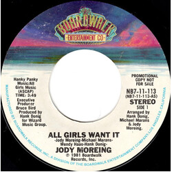 Jody Moreing All Girls Want It Vinyl 7" USED