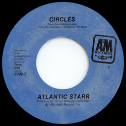 Atlantic Starr Circles Vinyl 7" USED