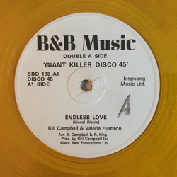 Bill Campbell (3) / Valerie Harrison Endless Love / You Are Everything Vinyl 12" USED