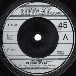Freddie Starr It's You USED VINYL 7INCH 45 RPM SINGLE