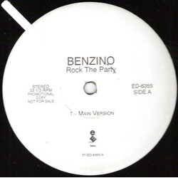 Benzino Rock The Party Vinyl 12" USED