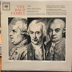 Johann Christian Bach / Wilhelm Friedemann Bach / Carl Philipp Emanuel Bach / The Philadelphia Orchestra / Eugene Ormandy The Bach Family Vinyl LP USE