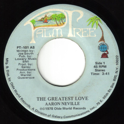 Aaron Neville The Greatest Love Vinyl 7" USED