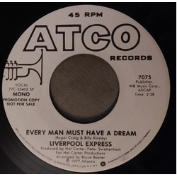 Liverpool Express Every Man Must Have A Dream Vinyl 7" USED