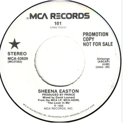 Sheena Easton 101 Vinyl 7" USED