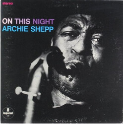 Archie Shepp On This Night Vinyl LP USED