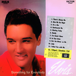 Elvis Presley Something For Everybody Vinyl LP USED